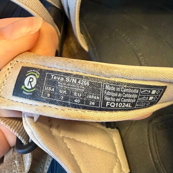 Teva Tirra Sandals Outdoor Hiking Beach Strappy REI Black/Birch Multi Women’s 9 - Picture 9 of 9